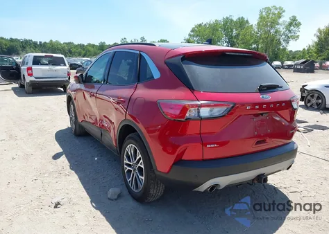 2020 Ford Escape Sel z USA, uszkodzony, nr VIN 1FMCU9H91LUC62966